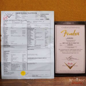 Fender Custom Shop Vintage Custom ‘55 1955 Hardtail Stratocaster Time Capsule Package Aged 2-Color Sunburst 6.30 LBS - Image 12