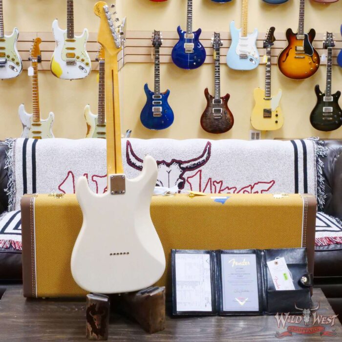 Fender Custom Shop Vintage Custom ‘55 1955 Hardtail Stratocaster Time Capsule Package Aged White Blonde 7.35 Pounds - Image 9