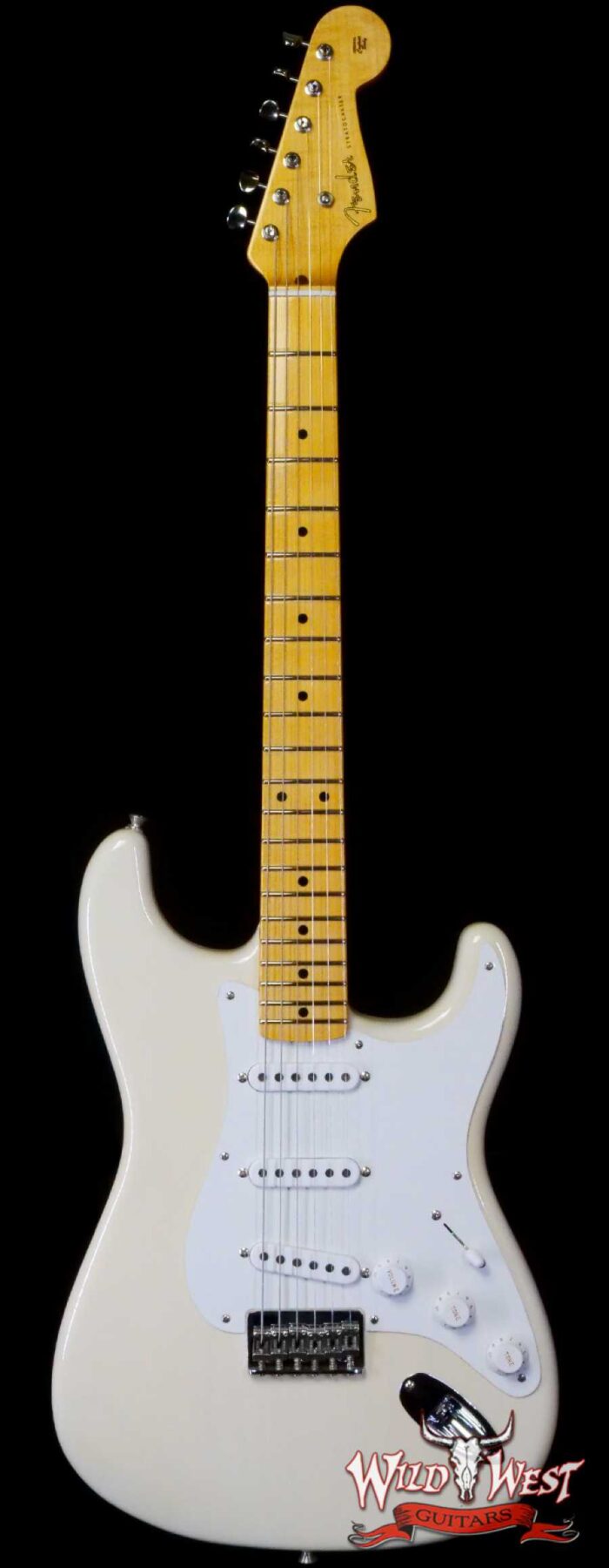 Fender Custom Shop Vintage Custom ‘55 1955 Hardtail Stratocaster Time Capsule Package Aged White Blonde 7.35 Pounds - Image 1