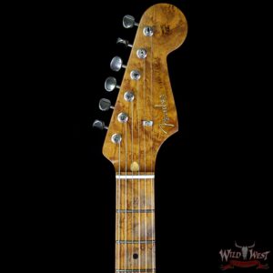 2017 NAMM Fender Custom Shop 30th Anniversary LTD 1956 Roasted Stratocaster Relic Aged Olympic White - Image 8
