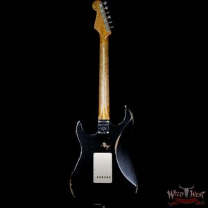 2017 NAMM Fender Custom Shop 30th Anniversary LTD 1956 Roasted Stratocaster Relic Aged Black - Image 6