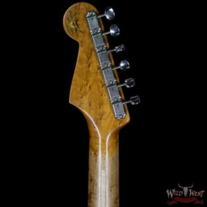 2017 NAMM Fender Custom Shop 30th Anniversary LTD 1956 Roasted Stratocaster Relic Aged Black - Image 10