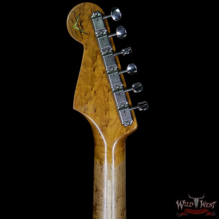 2017 NAMM Fender Custom Shop 30th Anniversary LTD 1956 Roasted Stratocaster Relic Aged Black - Image 10