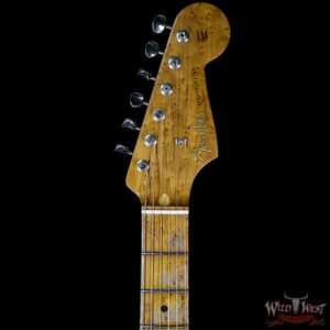 2017 NAMM Fender Custom Shop 30th Anniversary LTD 1956 Roasted Stratocaster Relic Aged Black - Image 8