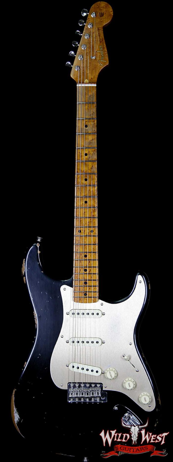 2017 NAMM Fender Custom Shop 30th Anniversary LTD 1956 Roasted Stratocaster Relic Aged Black - Image 1