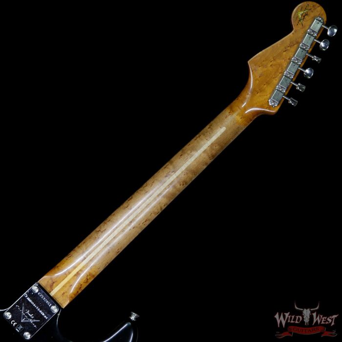2017 NAMM Fender Custom Shop 30th Anniversary LTD 1956 Roasted Stratocaster Relic Aged Black - Image 11