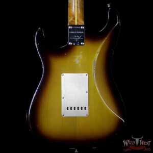 2017 NAMM Fender Custom Shop 30th LTD 1956 Roasted Stratocaster Relic Faded 2 Tone Sunburst - Image 7