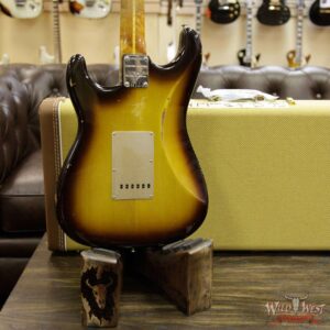 2017 NAMM Fender Custom Shop 30th LTD 1956 Roasted Stratocaster Relic Faded 2 Tone Sunburst - Image 15