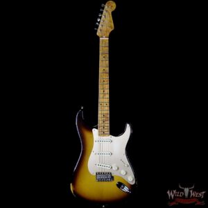 2017 NAMM Fender Custom Shop 30th LTD 1956 Roasted Stratocaster Relic Faded 2 Tone Sunburst - Image 5