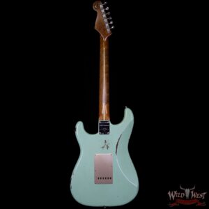 2017 NAMM Fender Custom Shop 30th Anniversary LTD 1956 Roasted Stratocaster Relic Faded Surf Green - Image 6