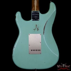 2017 NAMM Fender Custom Shop 30th Anniversary LTD 1956 Roasted Stratocaster Relic Faded Surf Green - Image 7