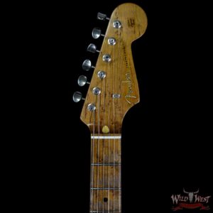 2017 NAMM Fender Custom Shop 30th Anniversary LTD 1956 Roasted Stratocaster Relic Faded Surf Green - Image 8