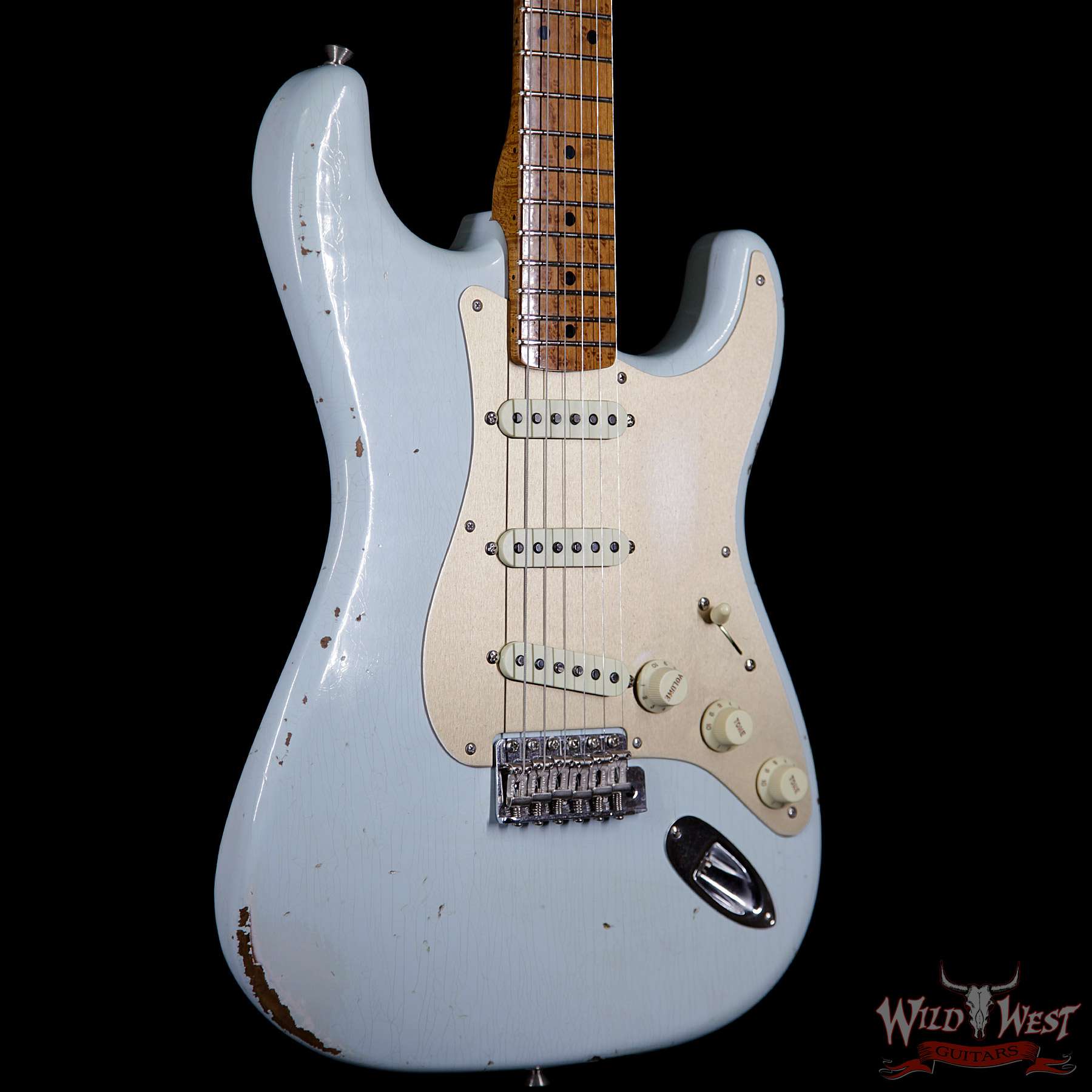 fendercs-1956-rst-relic-sbl-cz532724-bl__wwg.jpg 2017 NAMM Fender Custom Shop 30th Anniversary LTD 1956 Roasted Stratocaster Relic Faded Sonic Blue - Image 4