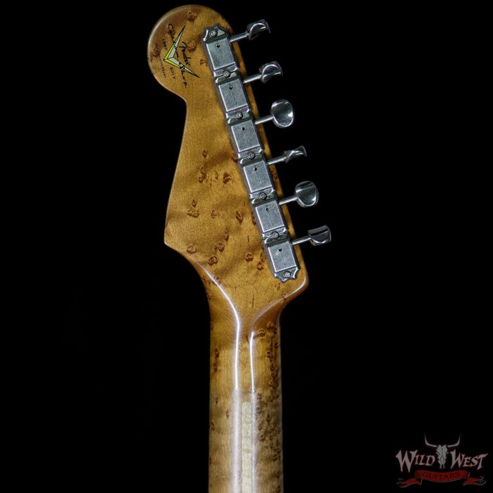 2017 NAMM Fender Custom Shop 30th Anniversary LTD 1956 Roasted Stratocaster Relic Faded Sonic Blue - Image 10