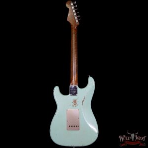 2017 NAMM Fender Custom Shop 30th Anniversary LTD 1956 Roasted Stratocaster Relic Faded Surf Green - Image 6