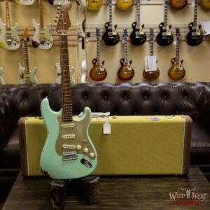 2017 NAMM Fender Custom Shop 30th Anniversary LTD 1956 Roasted Stratocaster Relic Faded Surf Green - Image 12