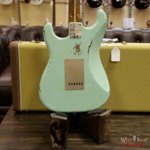 2017 NAMM Fender Custom Shop 30th Anniversary LTD 1956 Roasted Stratocaster Relic Faded Surf Green - Image 15