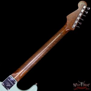 2017 NAMM Fender Custom Shop 30th Anniversary LTD 1956 Roasted Stratocaster Relic Faded Surf Green - Image 11