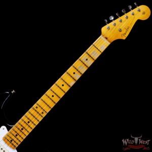 Fender Custom Shop 1956 Ash Stratocaster Hand-Wound Pickups Relic Faded Black - Image 4