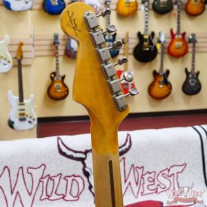 Fender Custom Shop 1956 Ash Stratocaster Hand-Wound Pickups Relic Faded Black - Image 12
