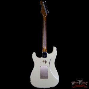 Fender Custom Shop 1956 Stratocaster Relic Roasted Birdeye Maple Neck Aged Vintage White - Image 5