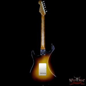 Fender Custom Shop 1956 Stratocaster Relic Roasted Birdeye Maple Neck 2 Tone Sunburst - Image 5