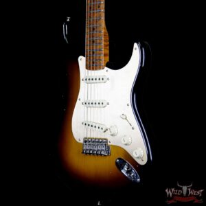 Fender Custom Shop 1956 Stratocaster Relic Roasted Birdeye Maple Neck 2 Tone Sunburst - Image 2