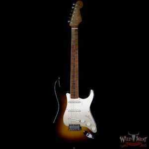 Fender Custom Shop 1956 Stratocaster Relic Roasted Birdeye Maple Neck 2 Tone Sunburst - Image 4