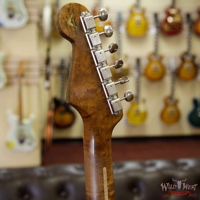 Fender Custom Shop 1956 Stratocaster Relic Roasted Birdeye Maple Neck 2 Tone Sunburst - Image 9