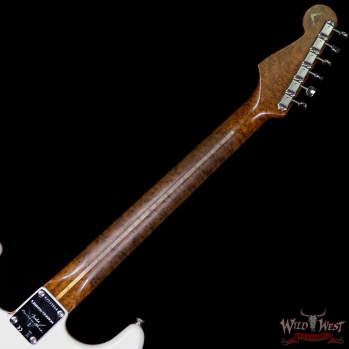 Fender Custom Shop NAMM Limited 1956 Roasted Stratocaster Relic Birdseye Maple Neck Olympic White - Image 10