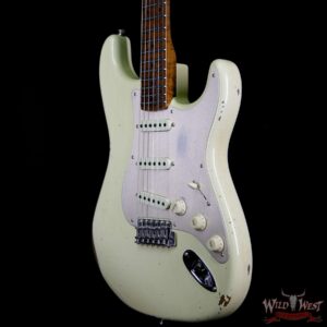 Fender Custom Shop 1956 Roasted Stratocaster Relic Birdseye Maple Neck Aged Vintage White - Image 2
