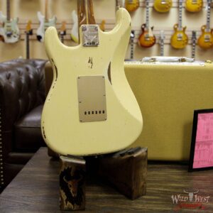 Fender Custom Shop 1956 Roasted Stratocaster Relic Birdseye Maple Neck Aged Vintage White - Image 15