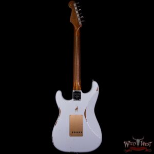 Fender Custom Shop 1956 Roasted Stratocaster Relic Birdseye Maple Neck Aged Sonic Blue - Image 5