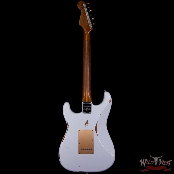 Fender Custom Shop 1956 Roasted Stratocaster Relic Birdseye Maple Neck Aged Sonic Blue - Image 5