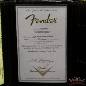 Fender Custom Shop 1956 Roasted Stratocaster Relic Birdseye Maple Neck Aged Sonic Blue - Image 11