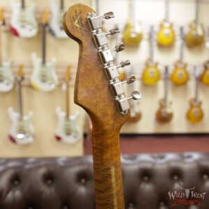 Fender Custom Shop 1956 Roasted Stratocaster Relic Birdseye Maple Neck Aged Sonic Blue - Image 9