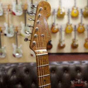 Fender Custom Shop 1956 Roasted Stratocaster Relic Birdseye Maple Neck Aged Sonic Blue - Image 7