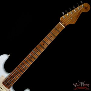 Fender Custom Shop 1956 Roasted Stratocaster Relic Birdseye Maple Neck Aged Sonic Blue - Image 8