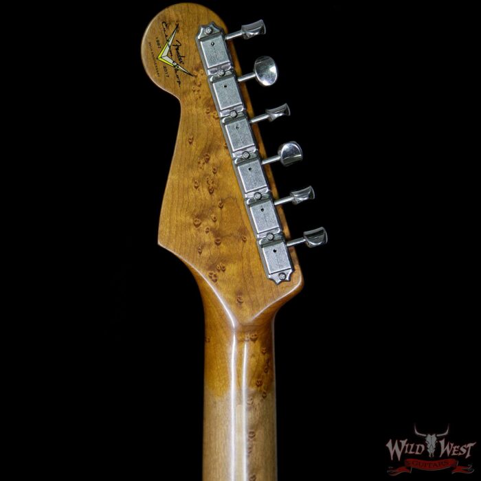 2017 NAMM Fender Custom Shop 30th Anniversary LTD 1956 Roasted Stratocaster Relic 2 Tone Sunburst - Image 10