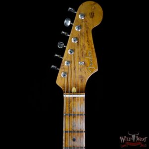2017 NAMM Fender Custom Shop 30th Anniversary LTD 1956 Roasted Stratocaster Relic 2 Tone Sunburst - Image 8