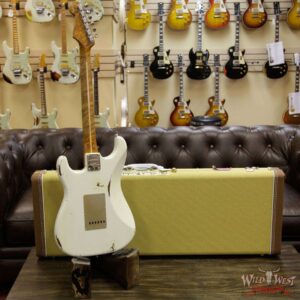 2017 NAMM Fender Custom Shop 30th Anniversary LTD 1956 Roasted Stratocaster Relic Aged Olympic White - Image 14