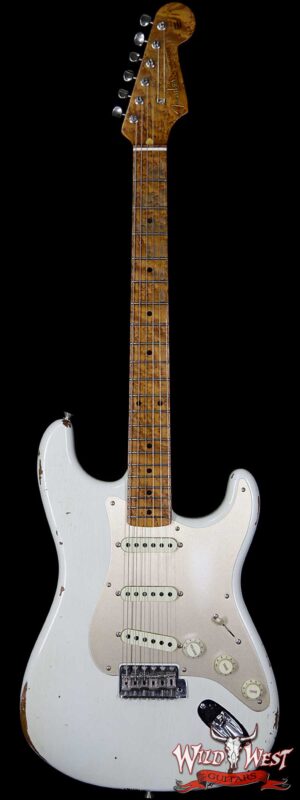 2017 NAMM Fender Custom Shop 30th Anniversary LTD 1956 Roasted Stratocaster Relic Aged Olympic White