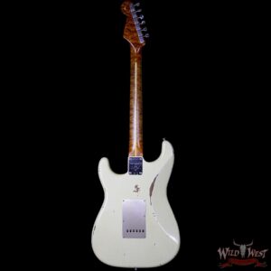 2017 NAMM Fender Custom Shop 30th Anniversary LTD 1956 Roasted Stratocaster Relic Aged Vintage White - Image 6