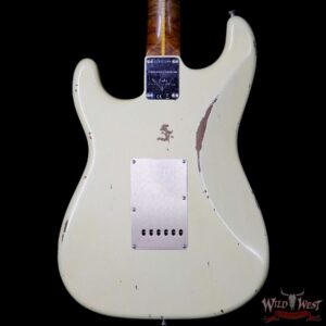 2017 NAMM Fender Custom Shop 30th Anniversary LTD 1956 Roasted Stratocaster Relic Aged Vintage White - Image 7