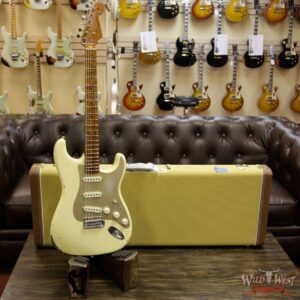 2017 NAMM Fender Custom Shop 30th Anniversary LTD 1956 Roasted Stratocaster Relic Aged Vintage White - Image 12
