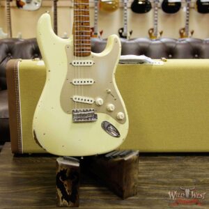 2017 NAMM Fender Custom Shop 30th Anniversary LTD 1956 Roasted Stratocaster Relic Aged Vintage White - Image 13
