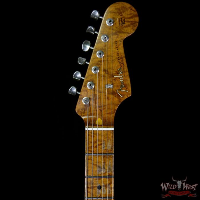 2017 NAMM Fender Custom Shop 30th Anniversary LTD 1956 Roasted Stratocaster Relic Aged Vintage White - Image 8