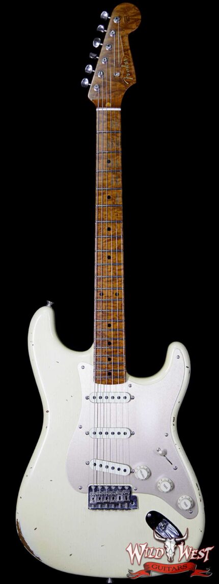 2017 NAMM Fender Custom Shop 30th Anniversary LTD 1956 Roasted Stratocaster Relic Aged Vintage White