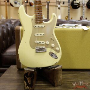 NAMM Fender Custom Shop 30th Anniversary LTD 1956 Roasted Stratocaster Relic Aged Vintage White - Image 13