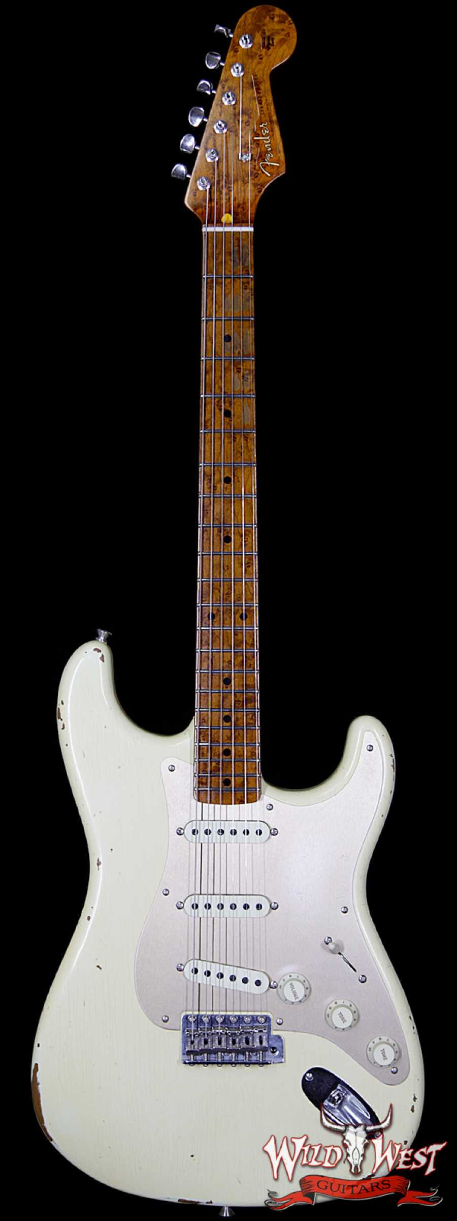 fendercs-1956rststratocaster-avw-cz532800-main__wwg_large.jpg NAMM Fender Custom Shop 30th Anniversary LTD 1956 Roasted Stratocaster Relic Aged Vintage White - Image 1